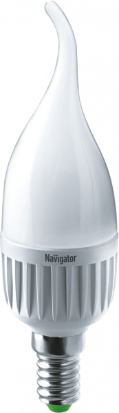 Светодиодная лампа  Navigator  C37  7Вт  230В  2700K  E14