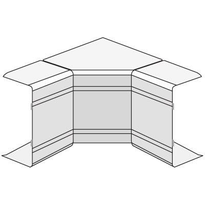 DKC  NIAV  Белый  Угол внутренний изменяемый  120x60  (70-120°) 01730