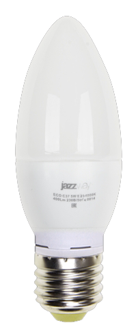 Светодиодная лампа  Jazzway  С37   5Вт  230В  4000K  E27